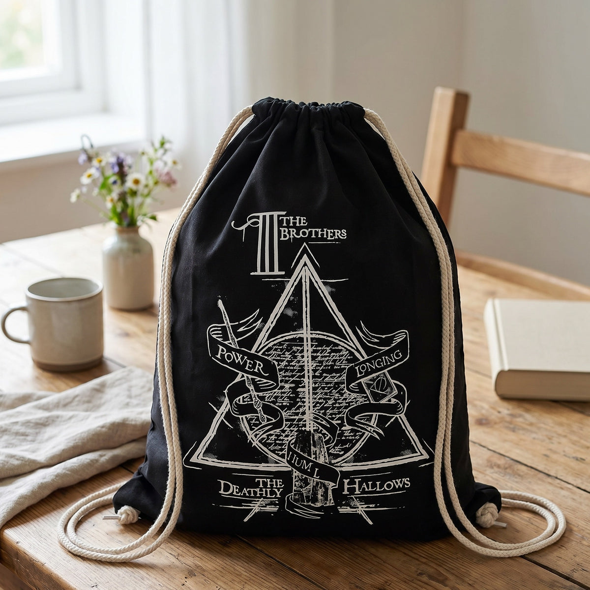 Productafbeelding Harry Potter - De Drie Broers Sporttas zwart