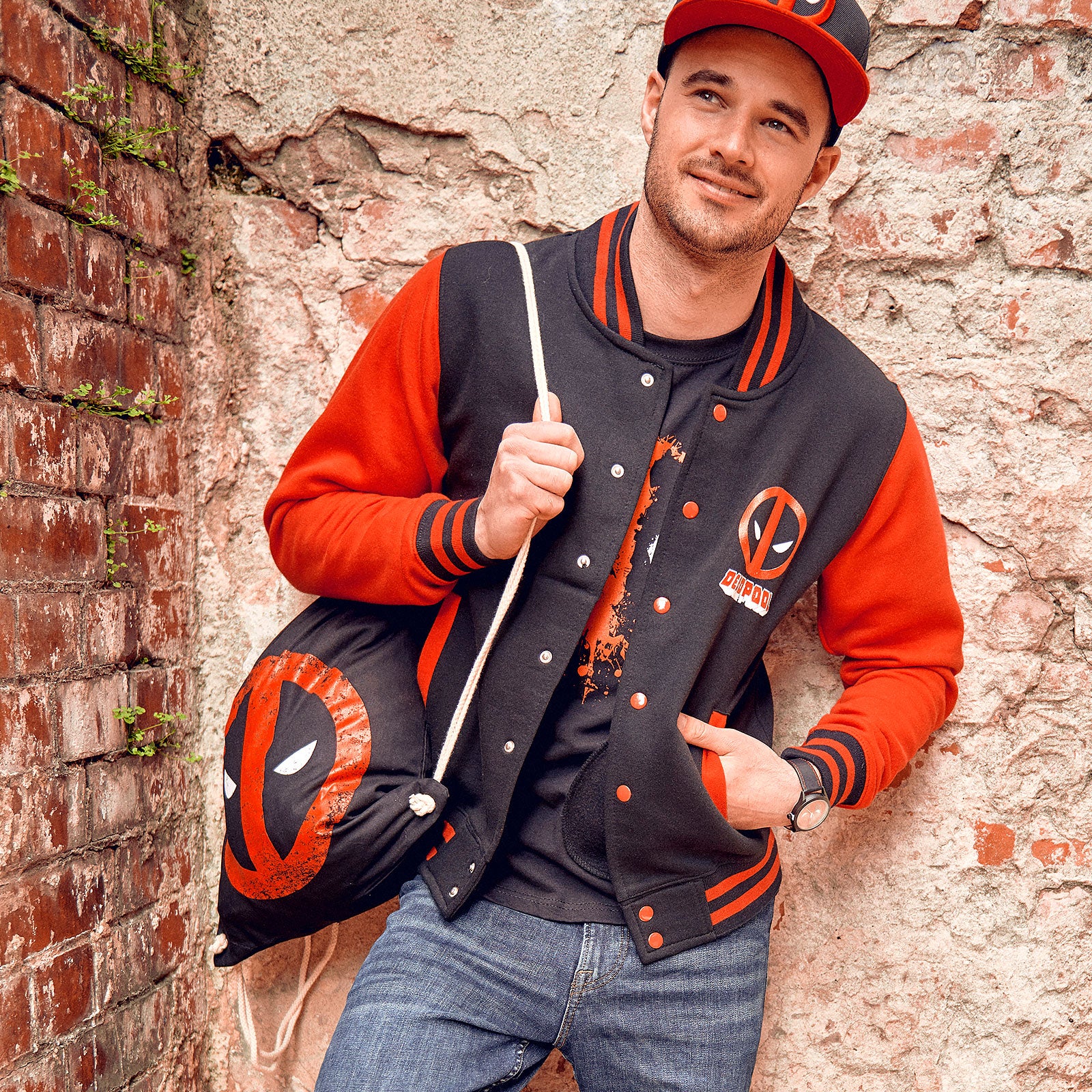 Productafbeelding Deadpool - Logo Sporttas zwart