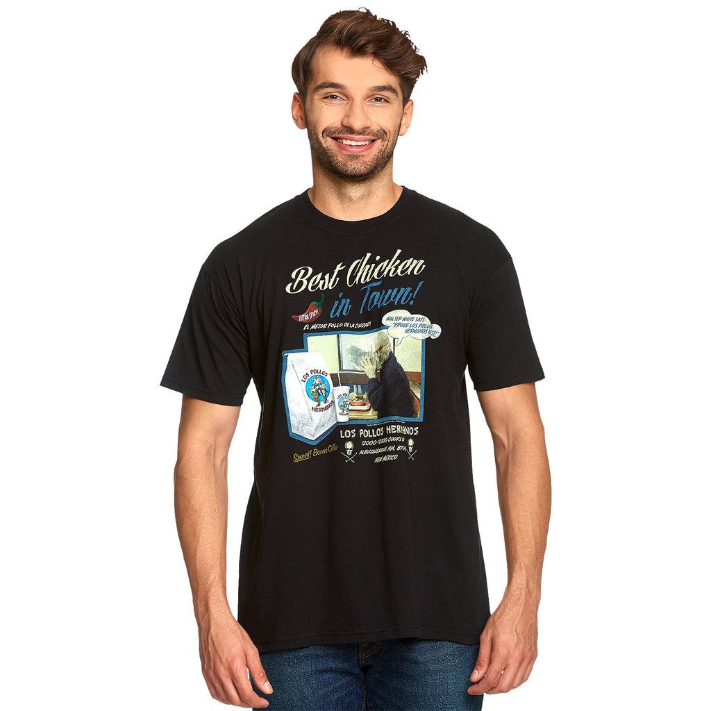 Productafbeelding Breaking Bad - Los Pollos Hermanos Beste Kip T-Shirt Zwart