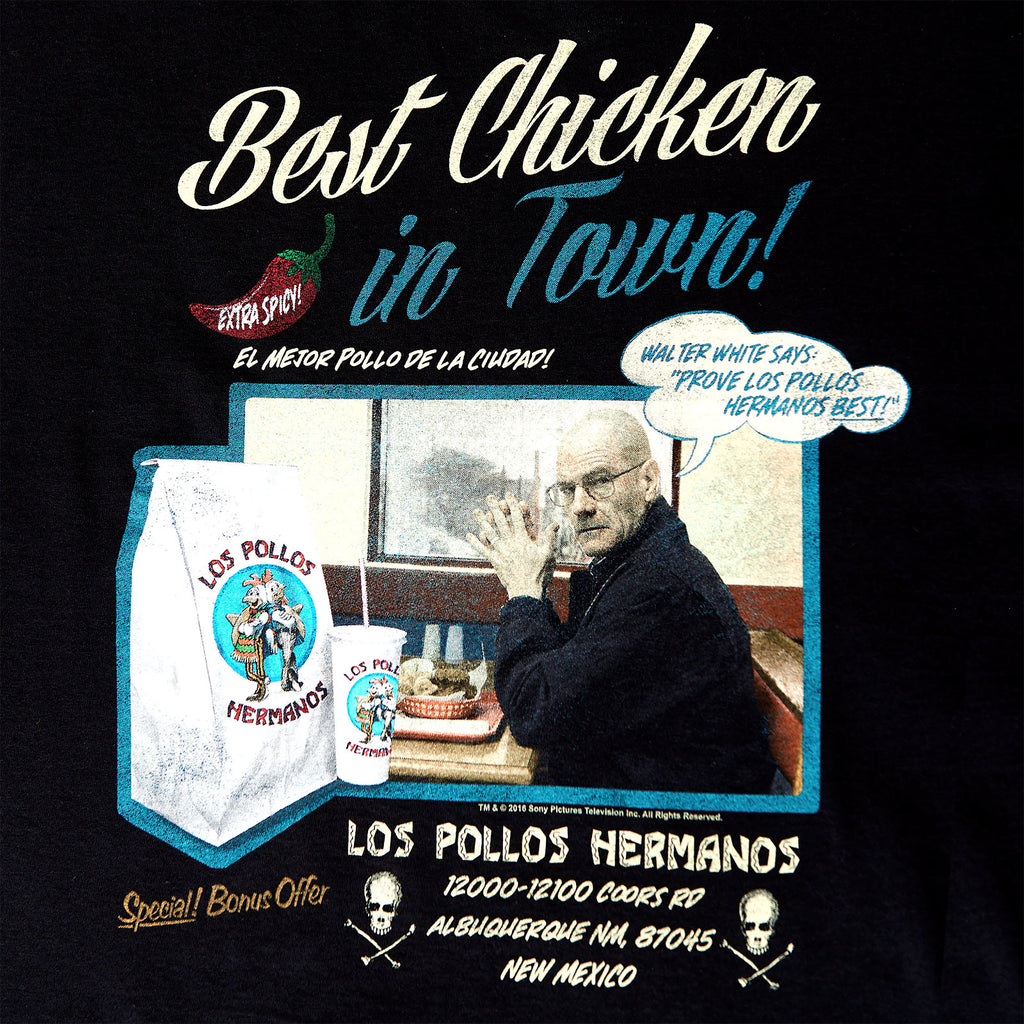 Productafbeelding Breaking Bad - Los Pollos Hermanos Beste Kip T-Shirt Zwart