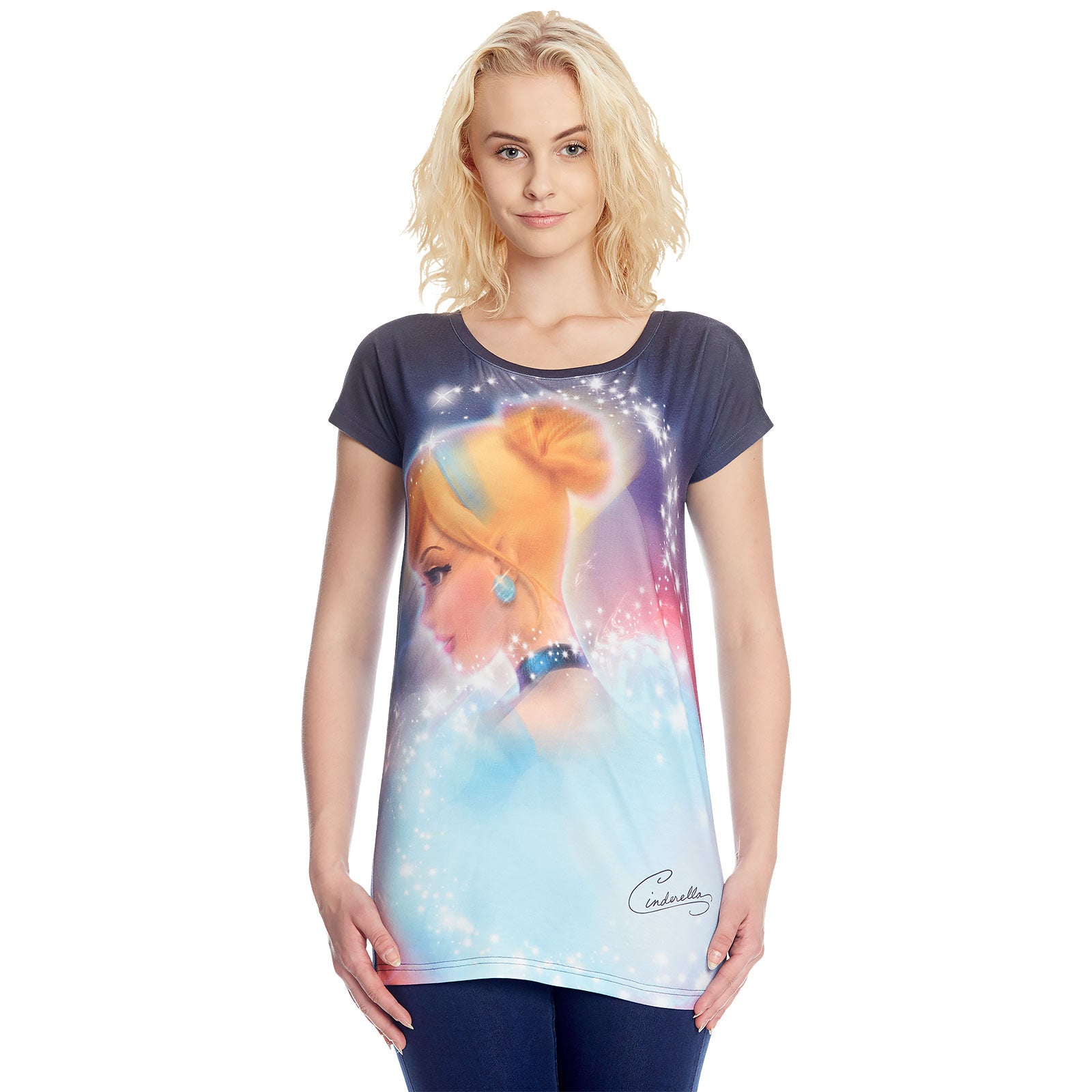 Productafbeelding Assepoester - Glamour Meisjes Shirt Losse Pasvorm