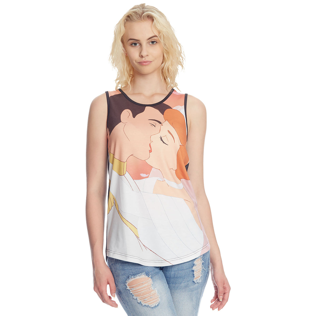 Productafbeelding Assepoester - De Kus Tanktop Losse Pasvorm