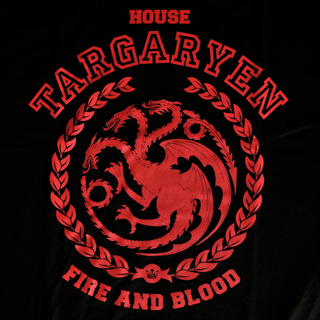 Productafbeelding Game of Thrones - Targaryen Wapen T-shirt zwart