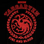 Productafbeelding Game of Thrones - Targaryen Wapen T-shirt zwart