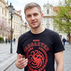 Productafbeelding Game of Thrones - Targaryen Wapen T-shirt zwart