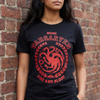 Productafbeelding Game of Thrones - Targaryen Wapen T-shirt zwart