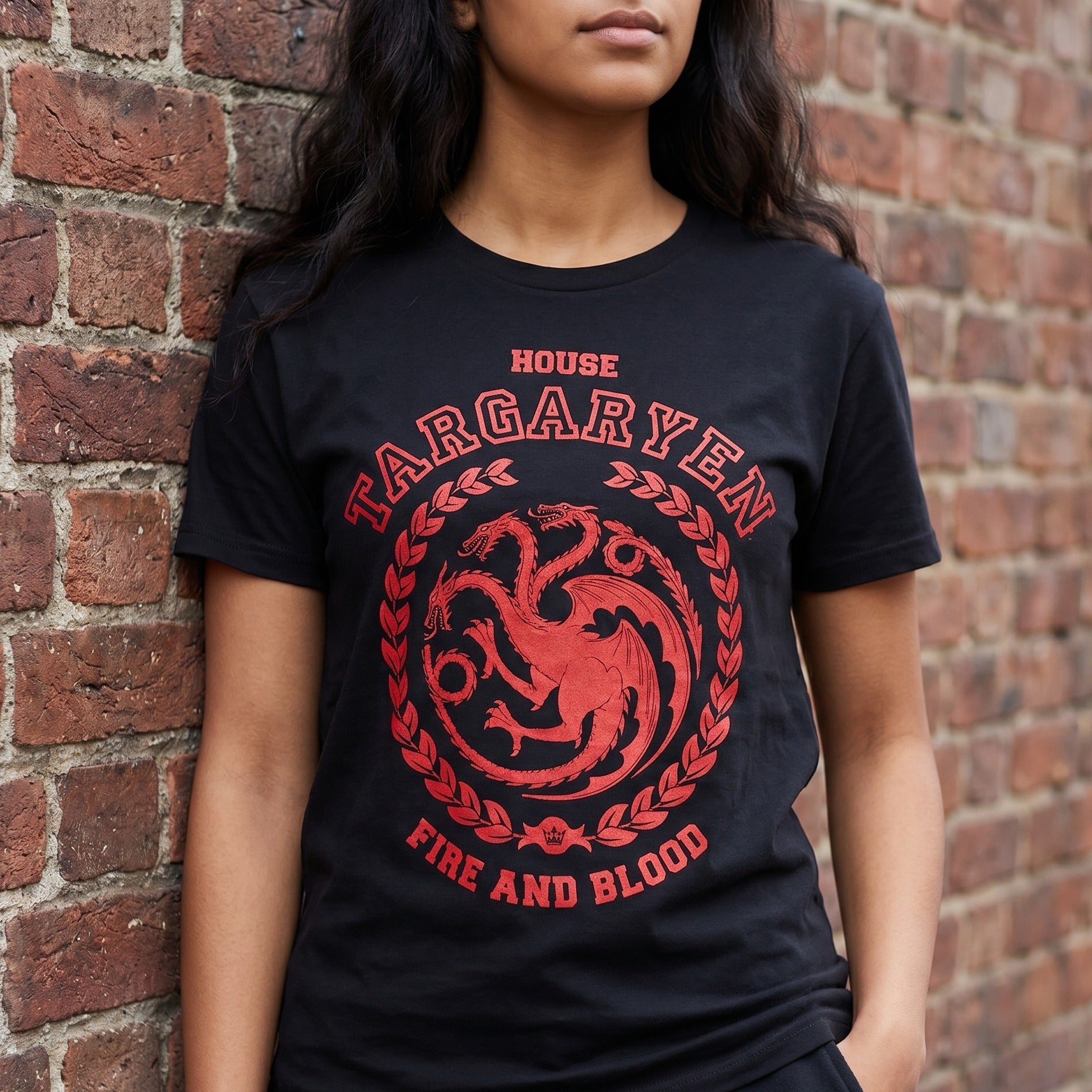 Productafbeelding Game of Thrones - Targaryen Wapen T-shirt zwart