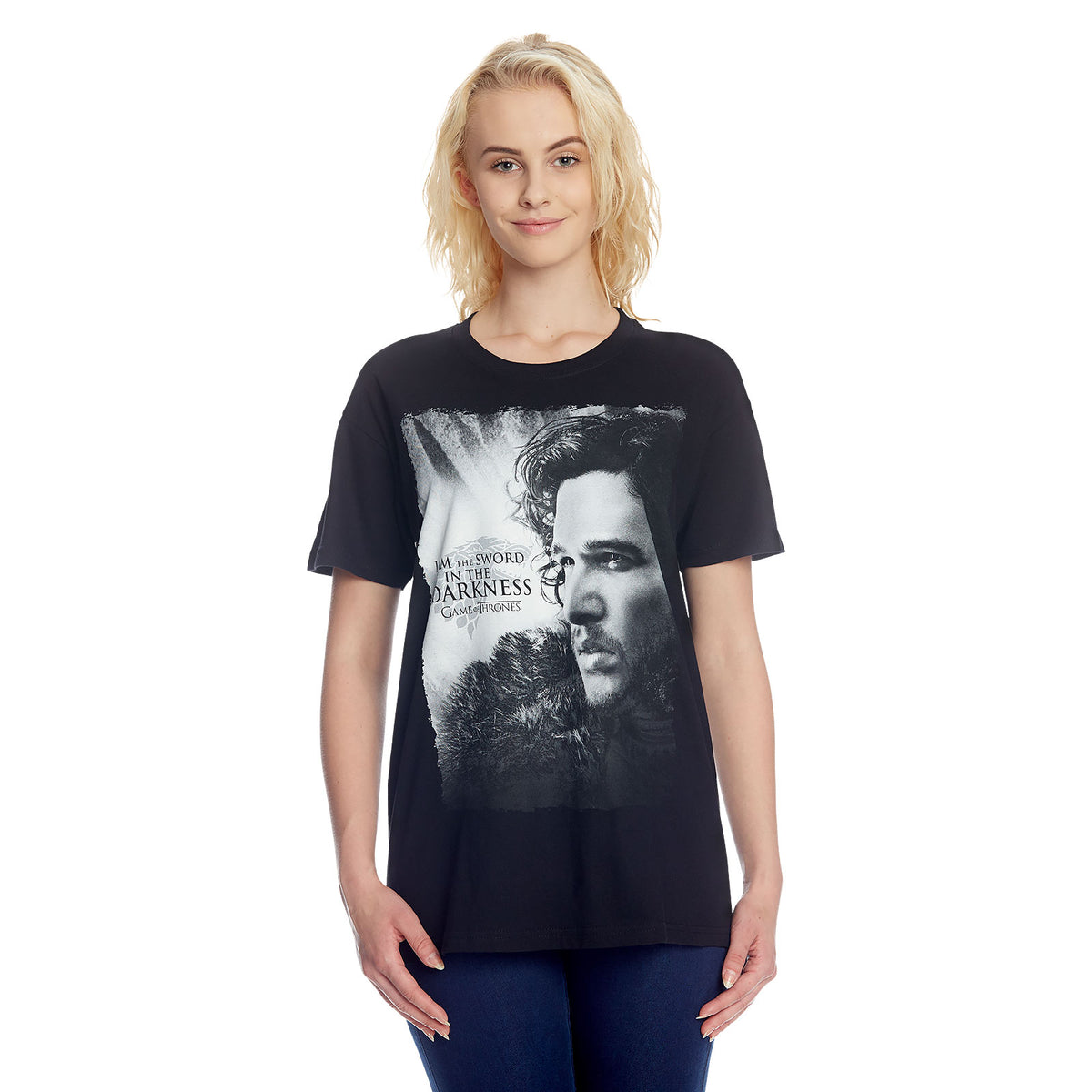 Productafbeelding Game of Thrones - Jon Snow Sword in Darkness T-Shirt zwart