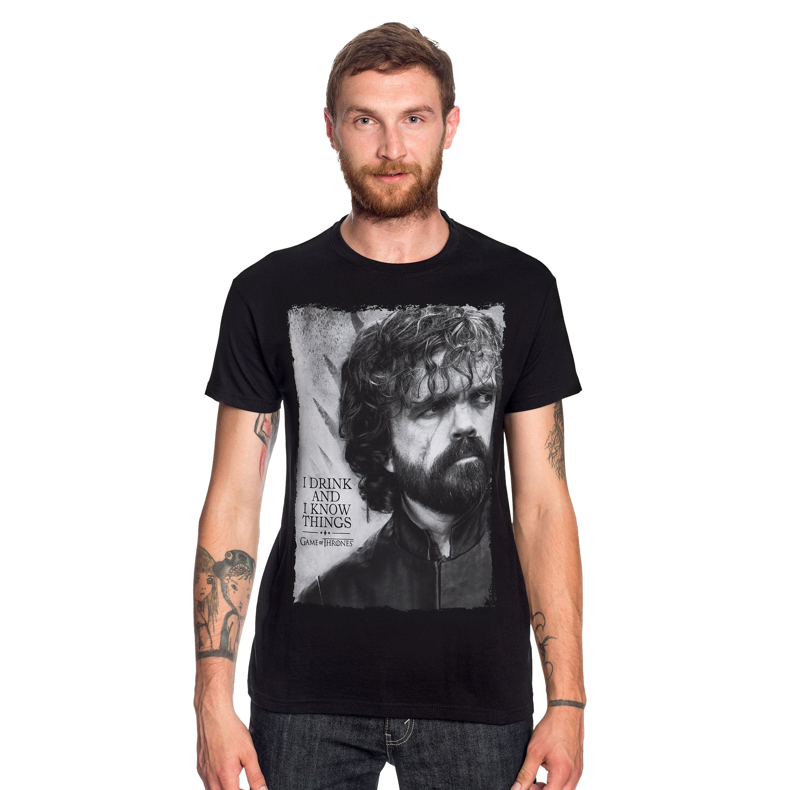 Product image Game of Thrones - Tyrion Drink And Know Things T-Shirt black