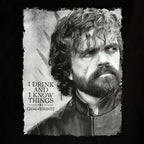 Productafbeelding Game of Thrones - Tyrion Drink en Weet dingen T-shirt zwart