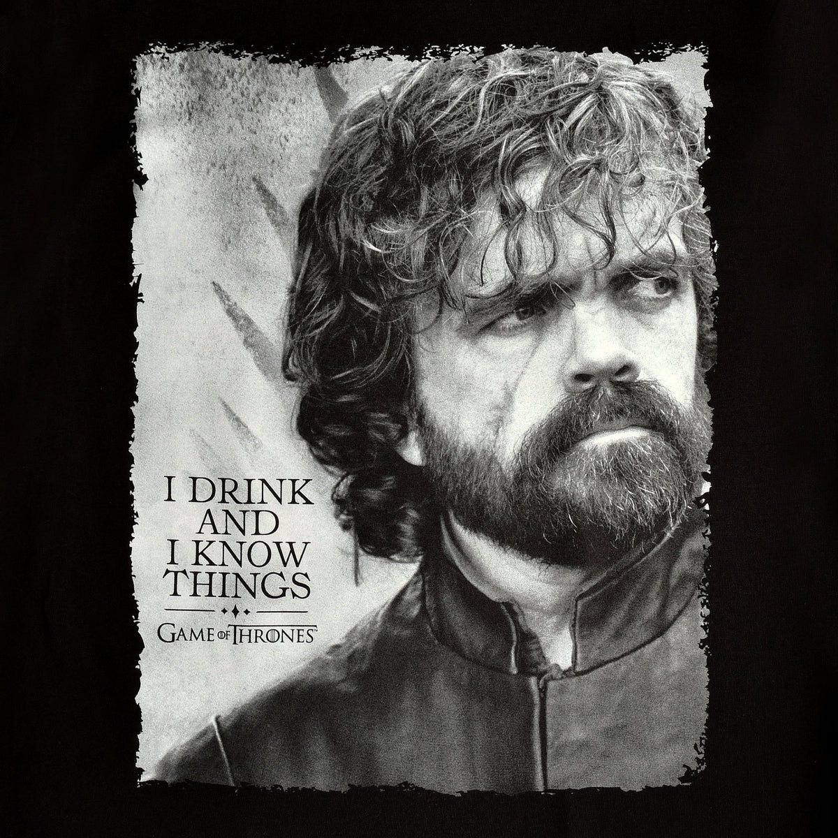 Product image Game of Thrones - Tyrion Drink And Know Things T-Shirt black