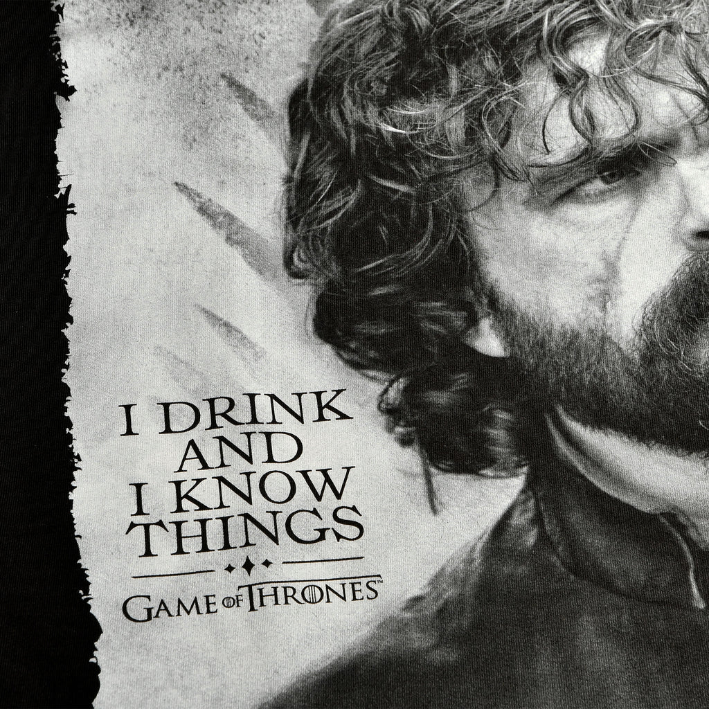 Productafbeelding Game of Thrones - Tyrion Drink en Weet dingen T-shirt zwart
