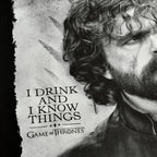 Productafbeelding Game of Thrones - Tyrion Drink en Weet dingen T-shirt zwart