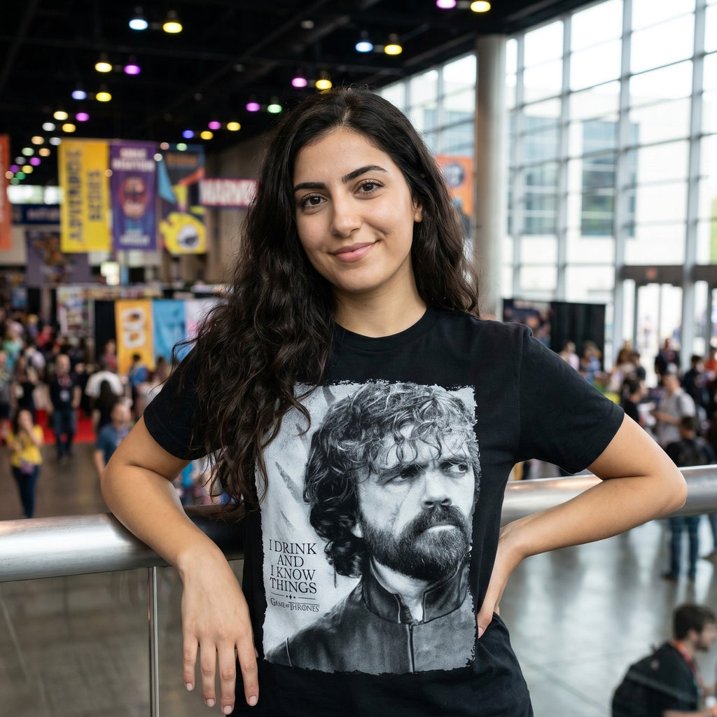 Productafbeelding Game of Thrones - Tyrion Drink en Weet dingen T-shirt zwart
