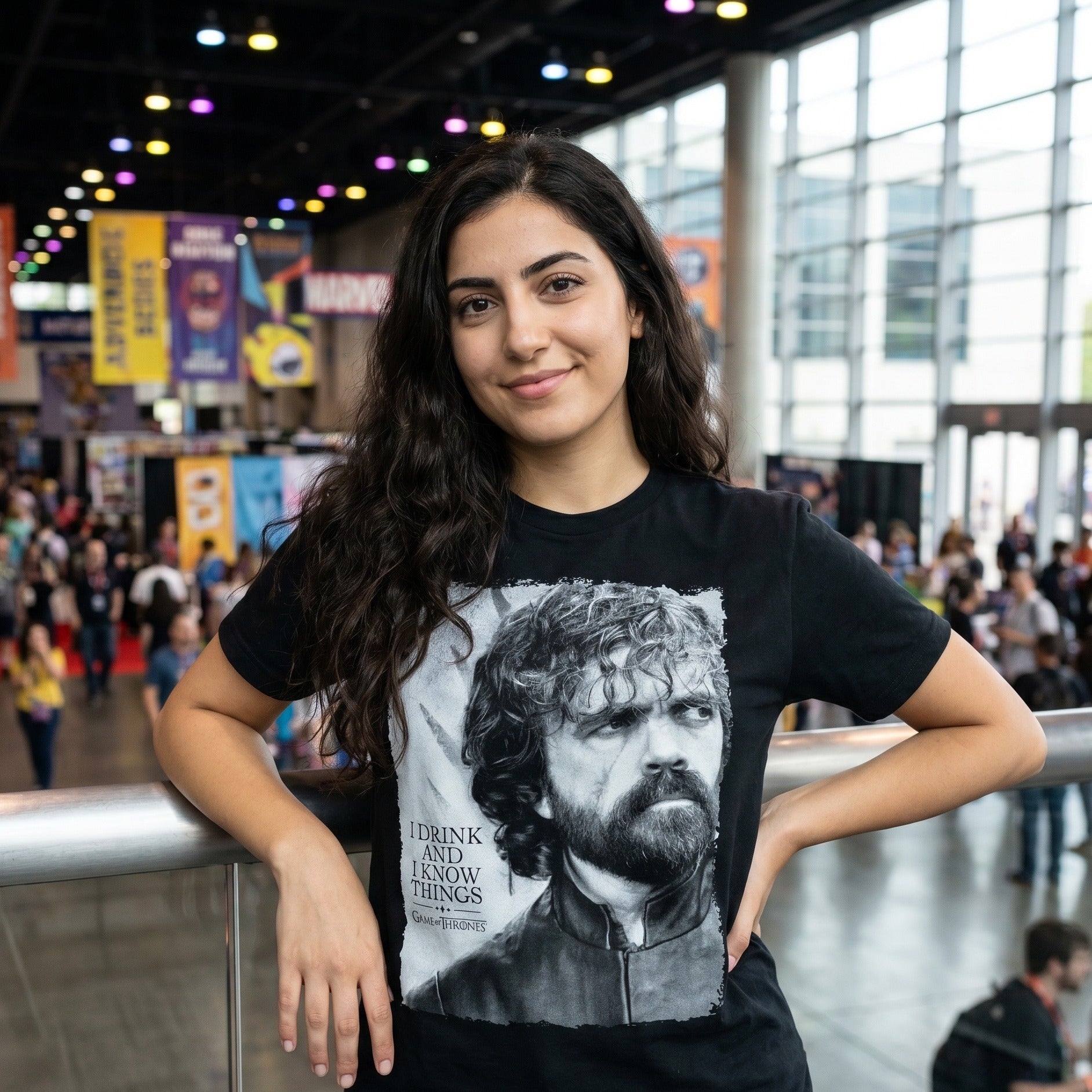 Product image Game of Thrones - Tyrion Drink And Know Things T-Shirt black
