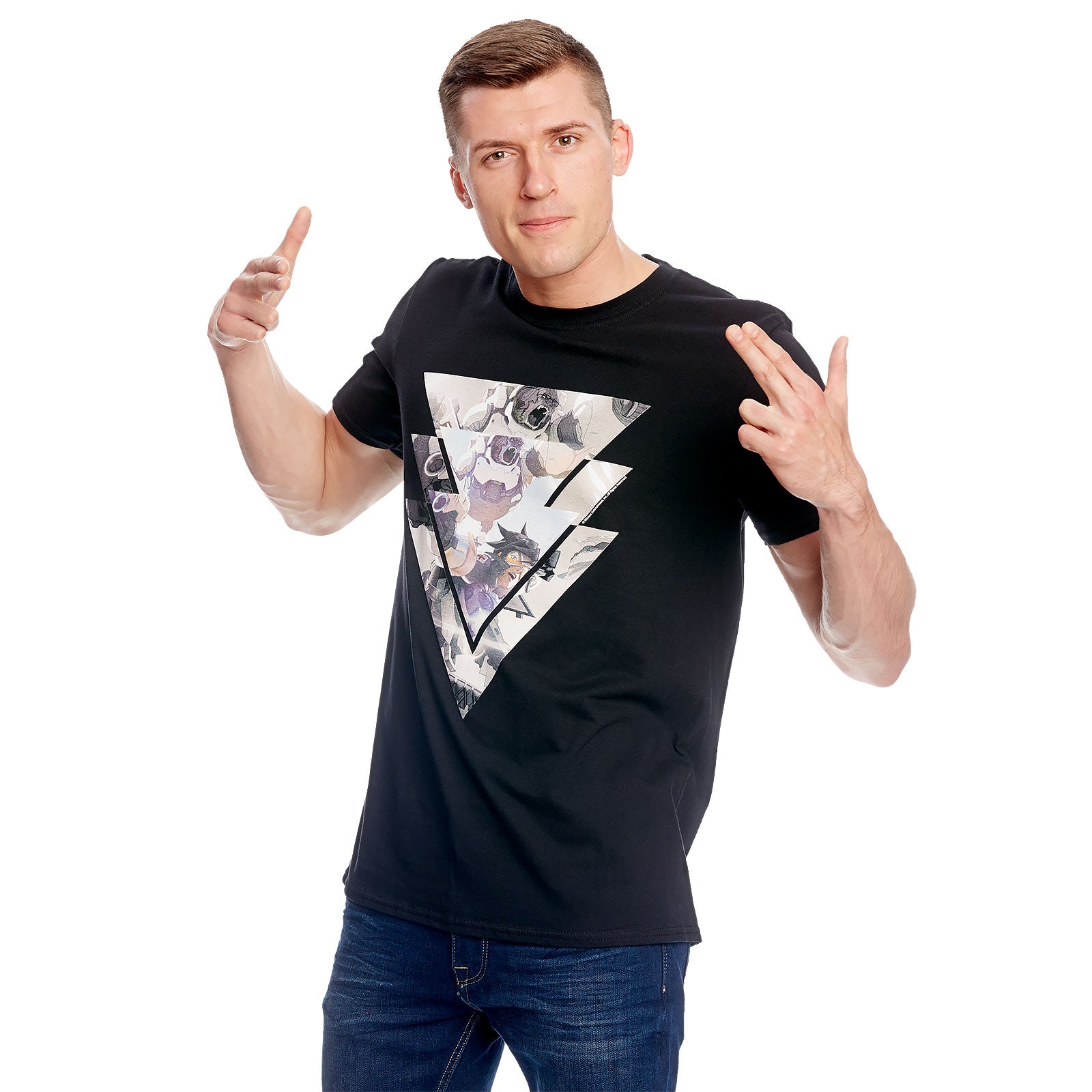 Productafbeelding Overwatch - Voor het Goede T-Shirt zwart