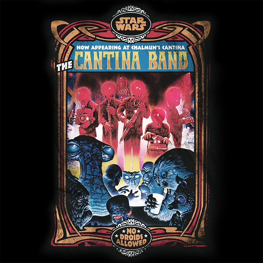 Productafbeelding Star Wars - Chalmun's Cantina Band T-Shirt Zwart