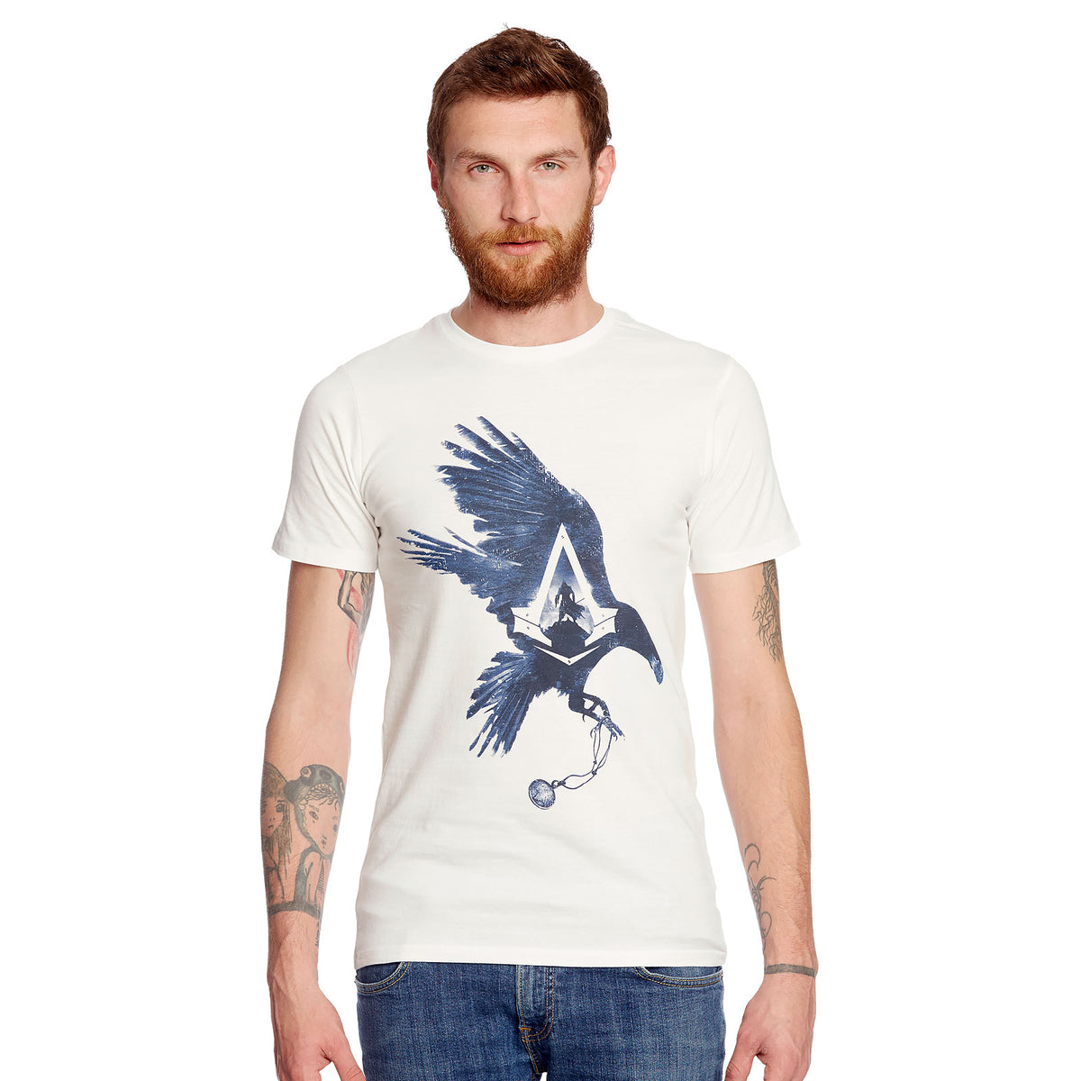 Productafbeelding Assassins Creed - Jacob Frye Raven T-shirt wit