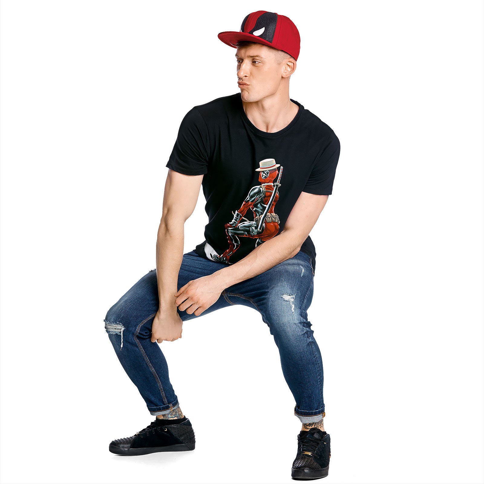 Productafbeelding Deadpool - Artiest T-shirt zwart