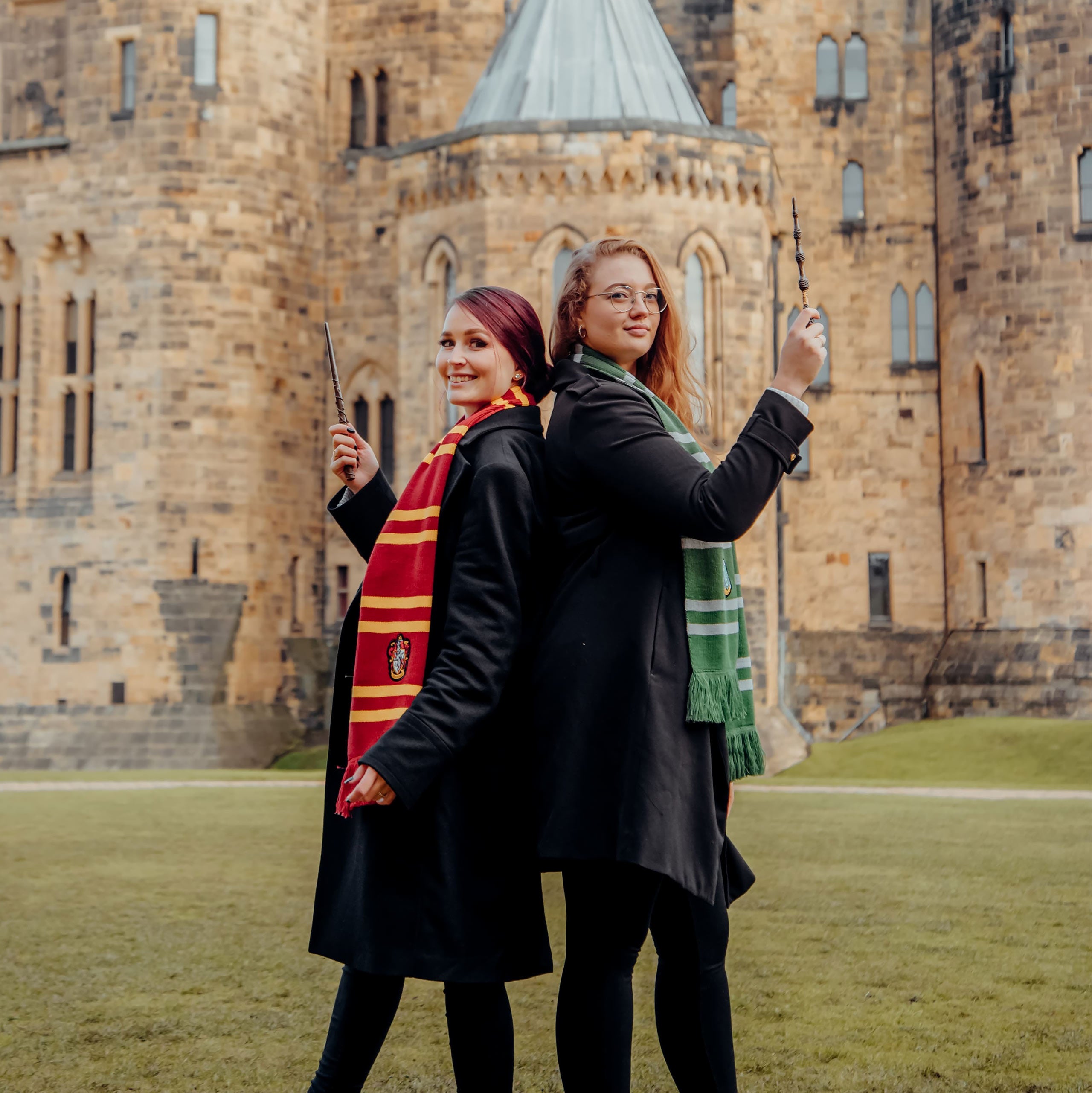 Productafbeelding Harry Potter - Slytherin Gebreide Sjaal Grijs-Groen