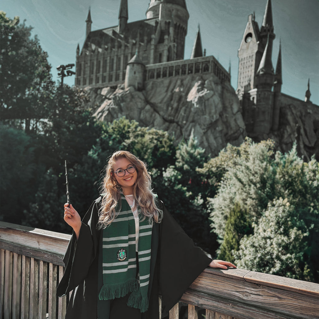 Productafbeelding Harry Potter - Slytherin Gebreide Sjaal Grijs-Groen