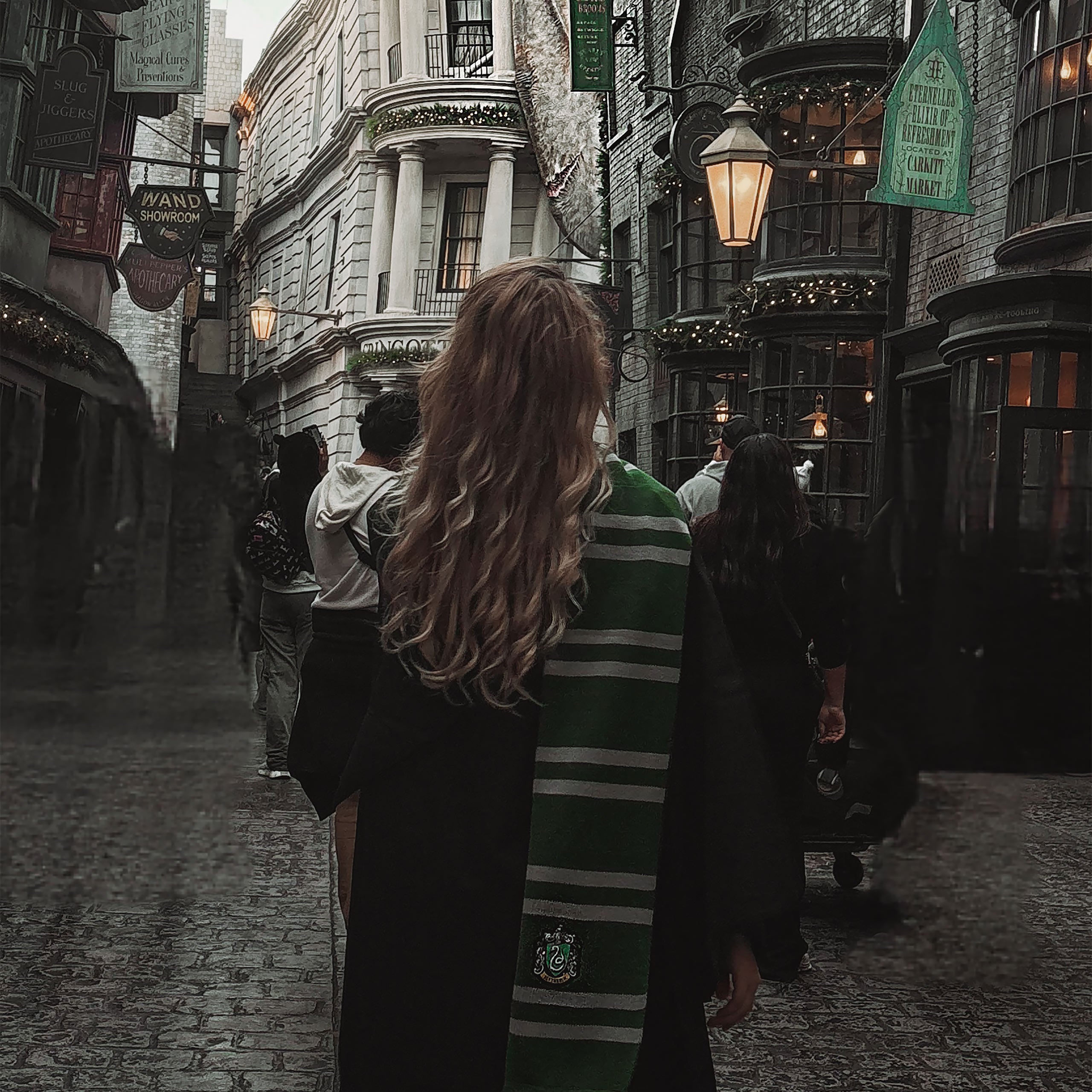 Productafbeelding Harry Potter - Slytherin Gebreide Sjaal Grijs-Groen
