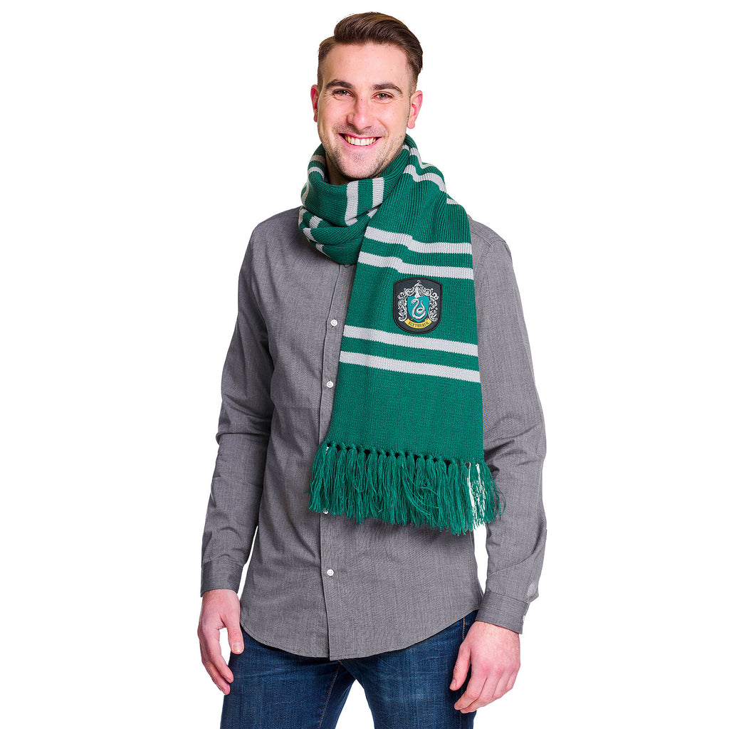 Productafbeelding Harry Potter - Slytherin Gebreide Sjaal Grijs-Groen
