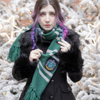 Productafbeelding Harry Potter - Slytherin Gebreide Sjaal Grijs-Groen