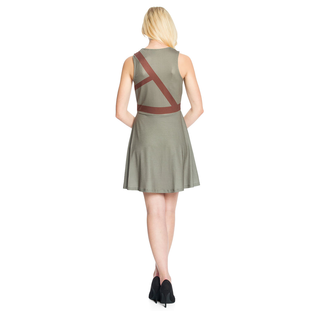 Productafbeelding Zelda - Link Cosplay Mini Jurk Olijf