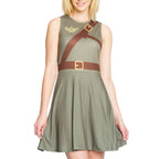 Productafbeelding Zelda - Link Cosplay Mini Jurk Olijf