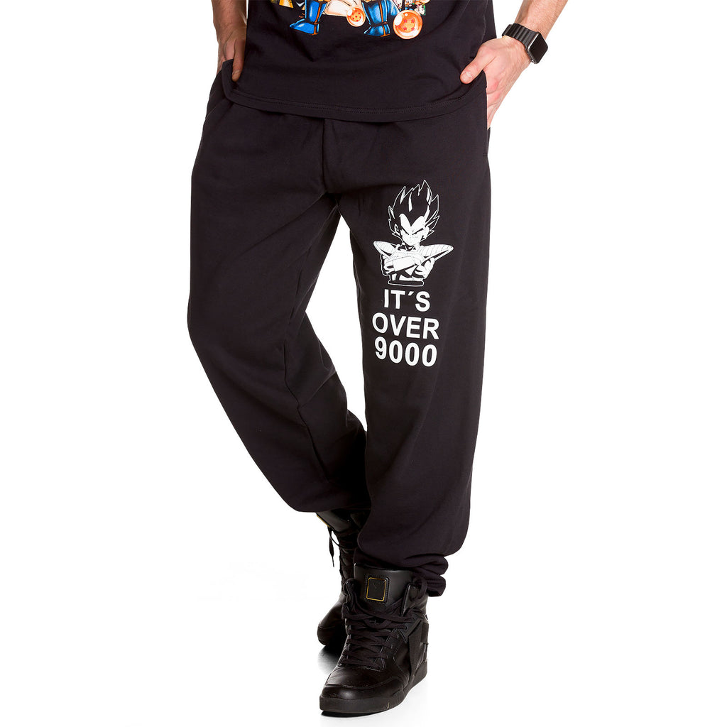 Productafbeelding Dragon Ball - Its Over 9000 Sweatpants zwart