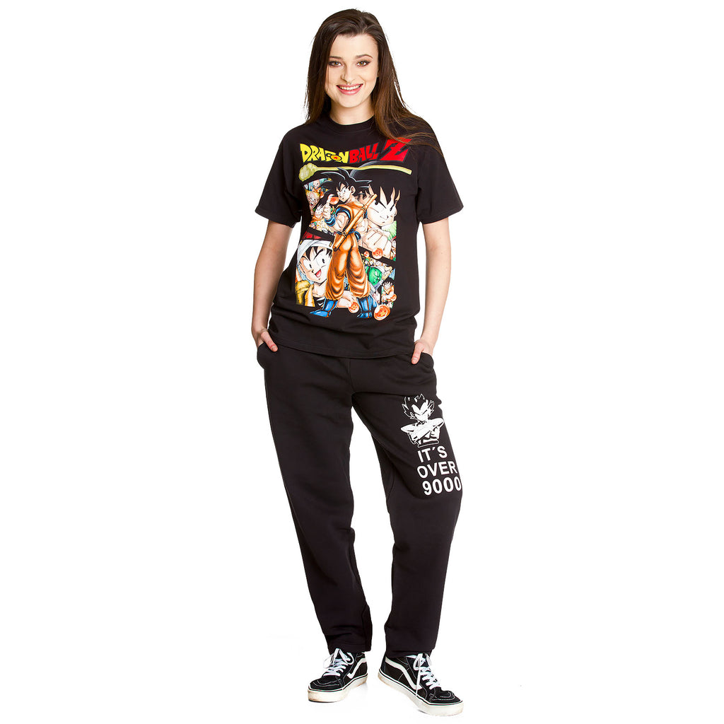 Productafbeelding Dragon Ball - Its Over 9000 Sweatpants zwart