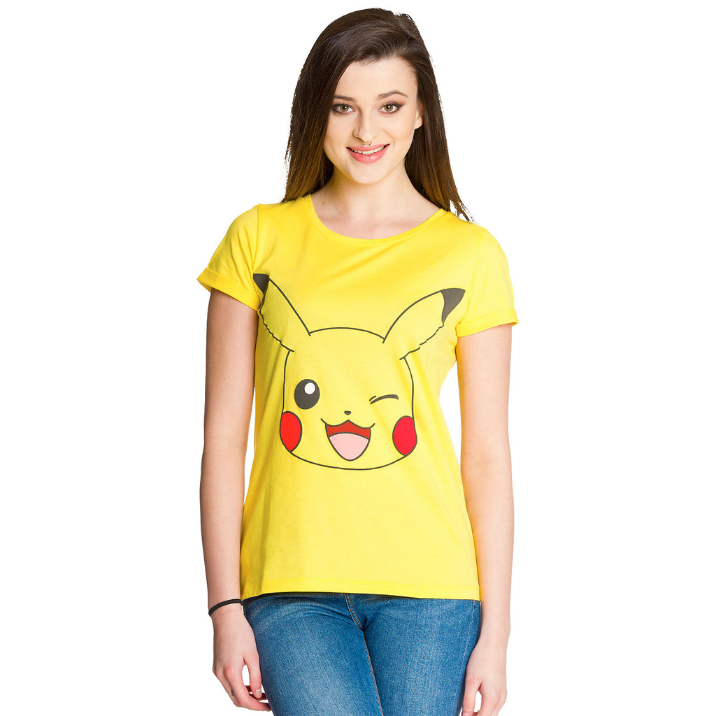 Productafbeelding Pokemon - Pikachu Meisjes Shirt Geel