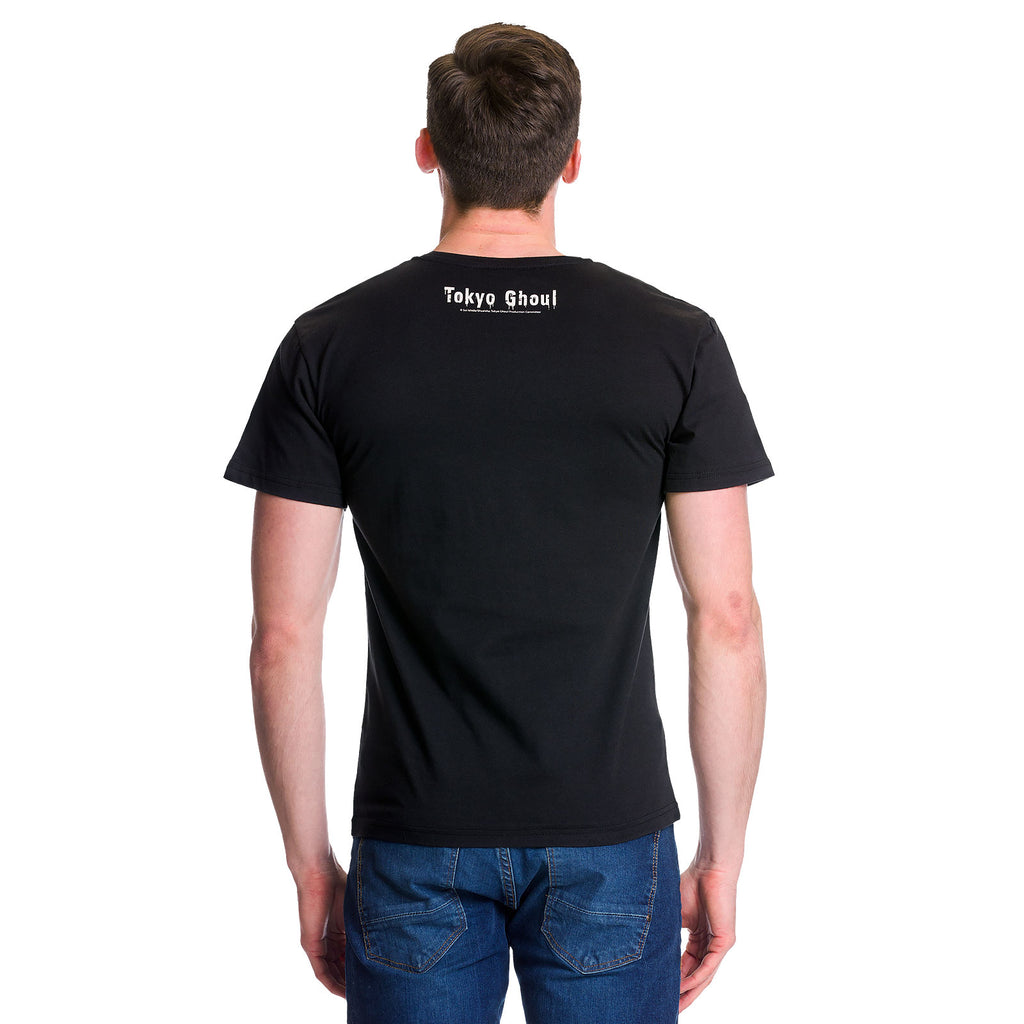 Productafbeelding Tokyo Ghoul - Kaneki Mask T-Shirt Zwart