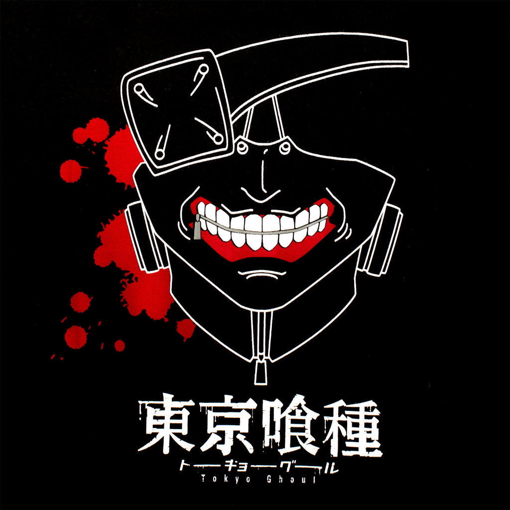 Productafbeelding Tokyo Ghoul - Kaneki Mask T-Shirt Zwart