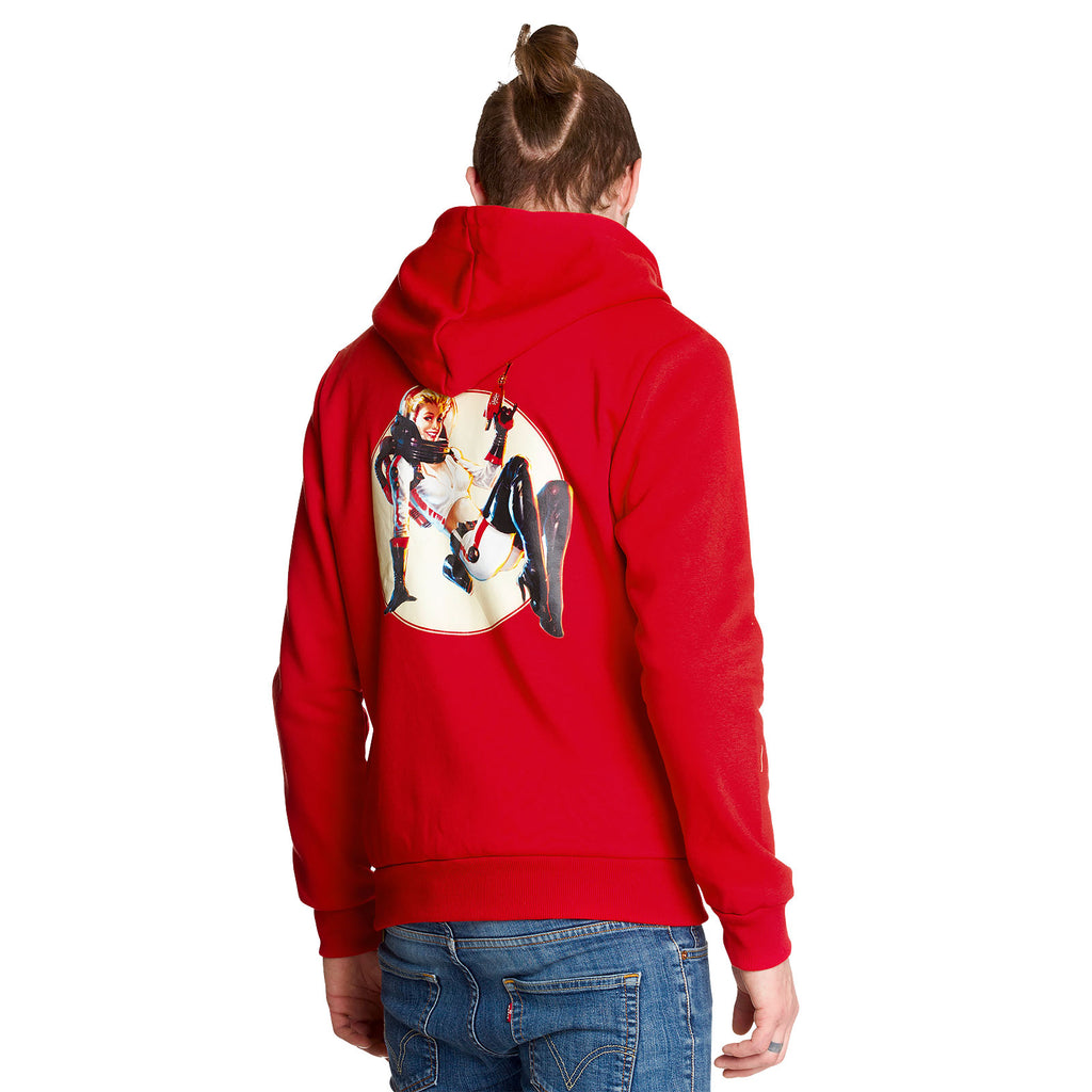 Productafbeelding Fallout - Nuka Cola Pin-up Hoodie rood