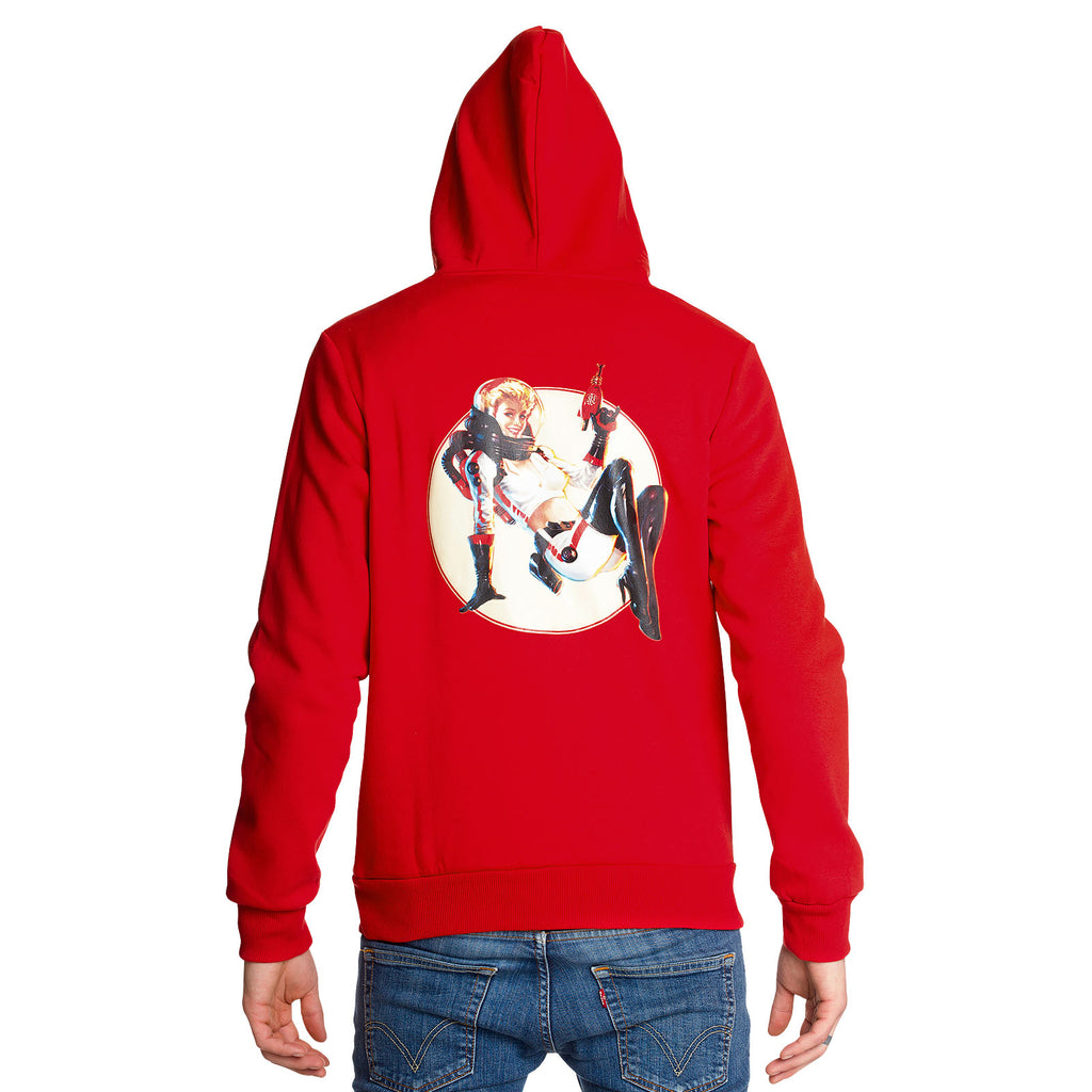 Productafbeelding Fallout - Nuka Cola Pin-up Hoodie rood