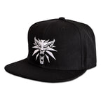 Productafbeelding Witcher - Wolf Medaillon Snapback Cap Zwart
