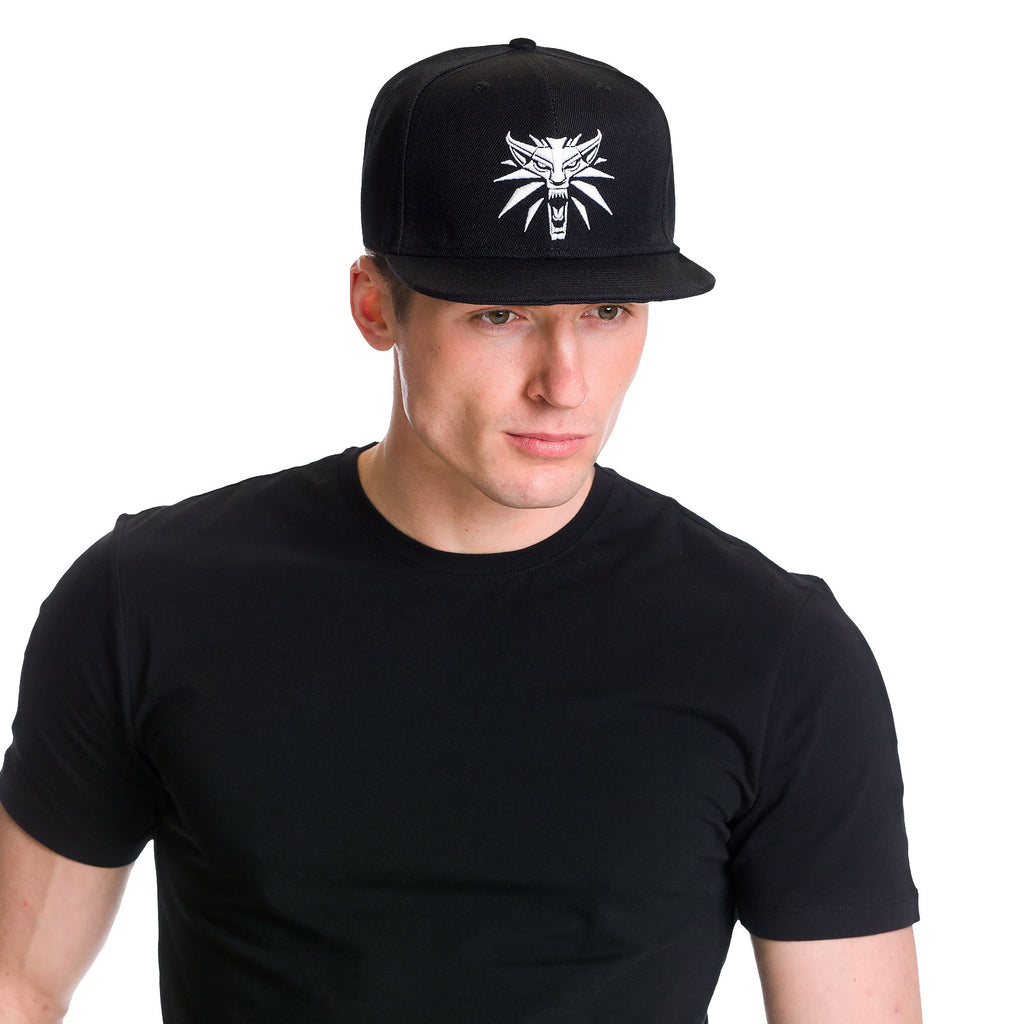 Productafbeelding Witcher - Wolf Medaillon Snapback Cap Zwart