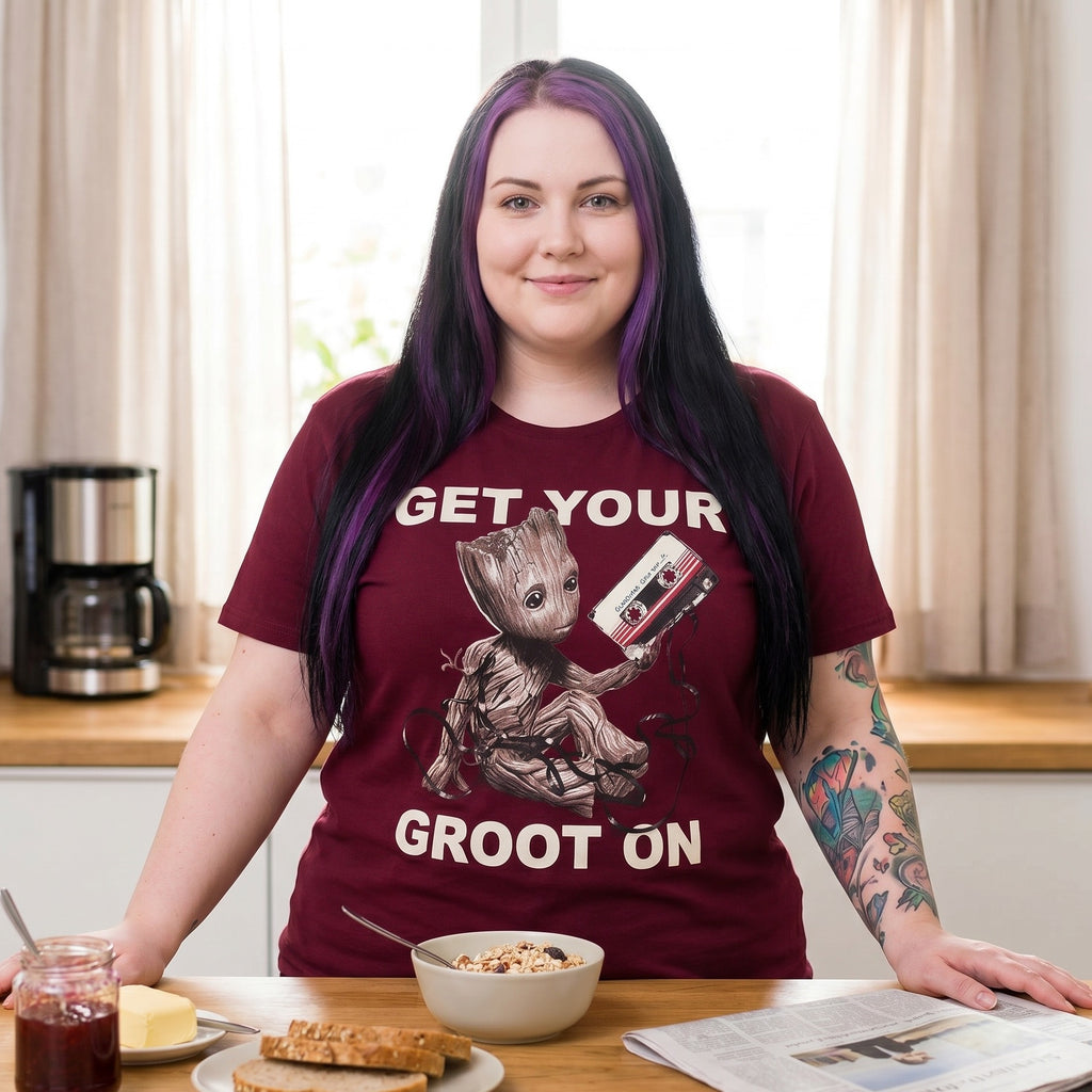 Productafbeelding Guardians of the Galaxy - Groot T-shirt rood