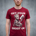 Productafbeelding Guardians of the Galaxy - Groot T-shirt rood