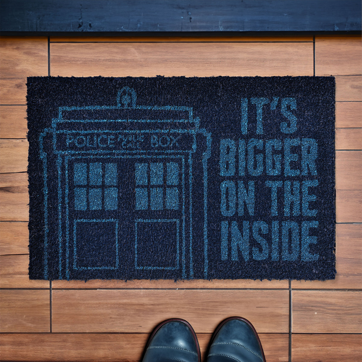 Productafbeelding Doctor Who - Tardis deurmat blauw