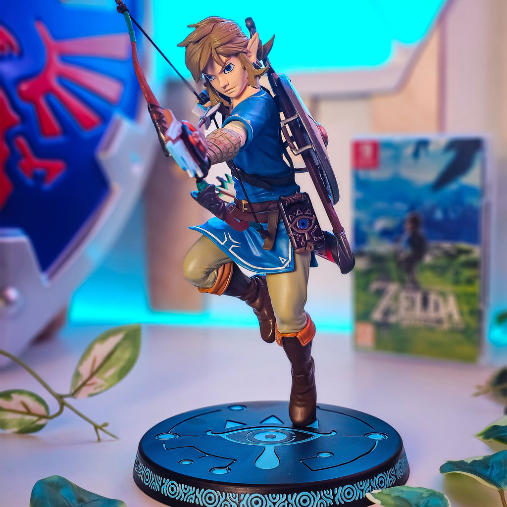 Productafbeelding Zelda - Link Breath of the Wild Figuur met Diorama
