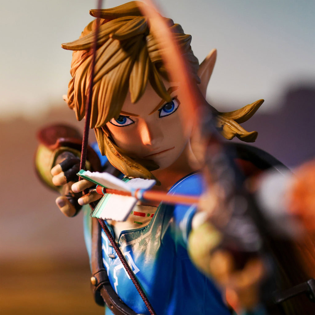 Productafbeelding Zelda - Link Breath of the Wild Figuur met Diorama