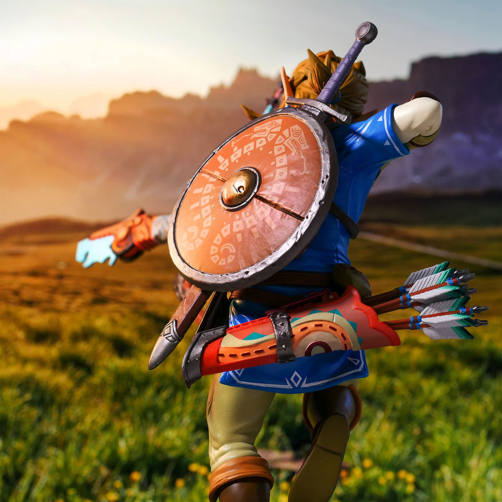 Productafbeelding Zelda - Link Breath of the Wild Figuur met Diorama