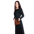 Product image Medieval Belt Pouch with Embossing Brown
