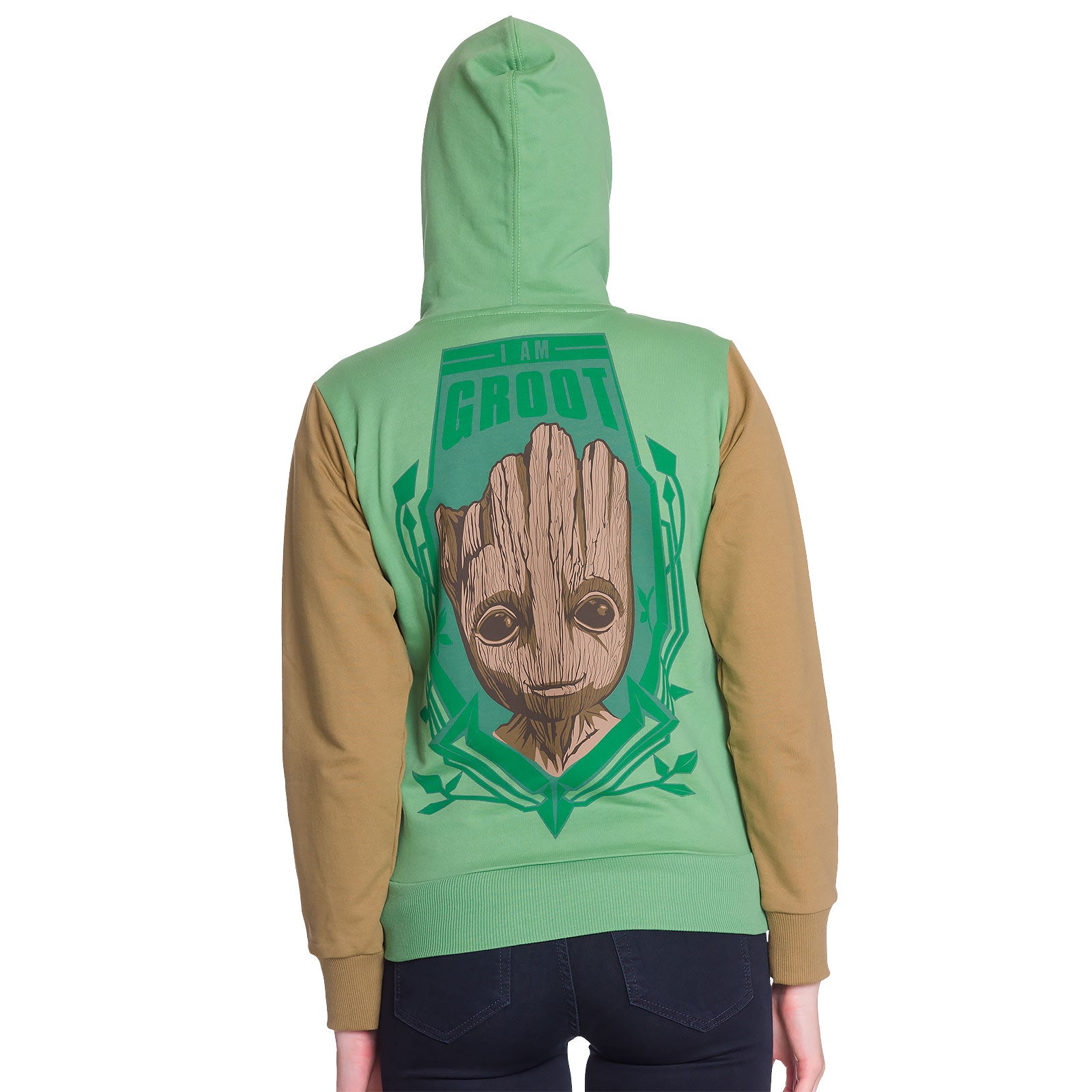 Productafbeelding Guardians of the Galaxy - Groot Dames Hoodie Groen