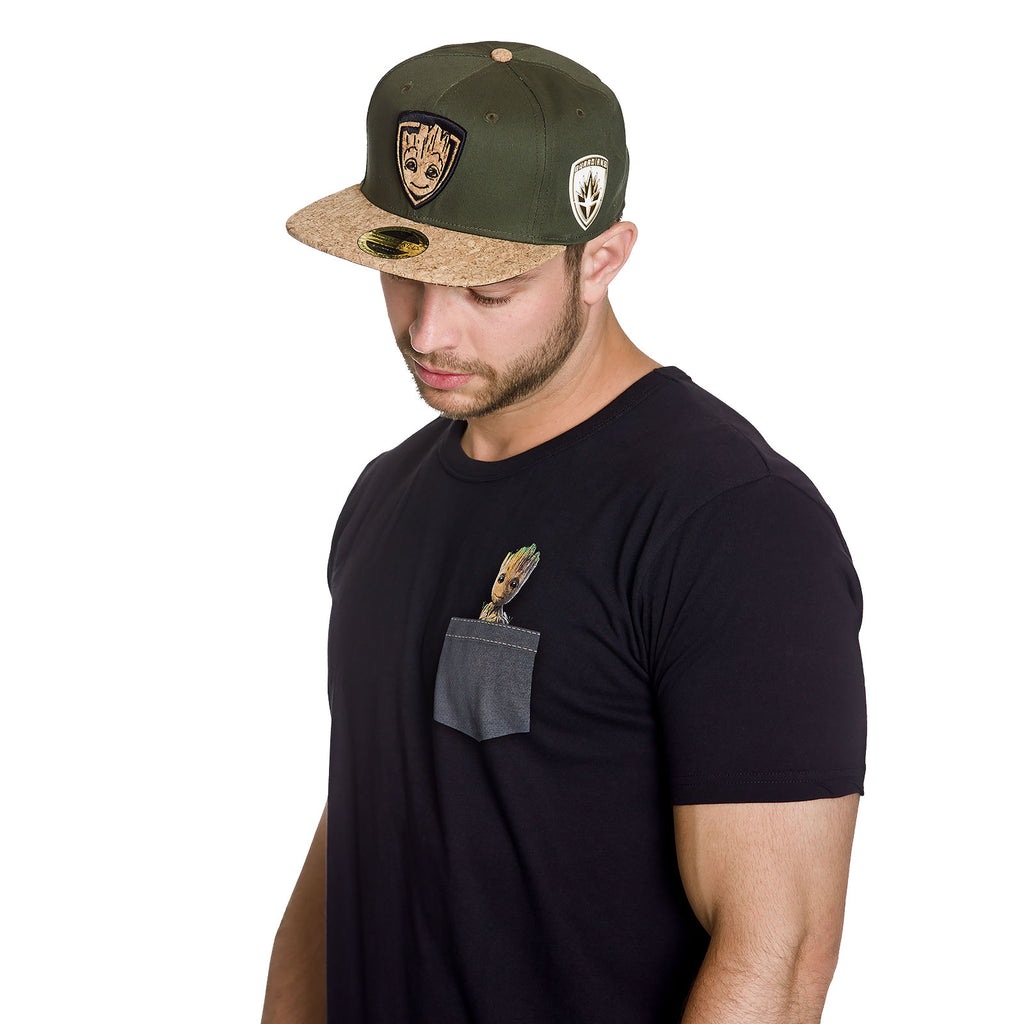 Productafbeelding Guardians of the Galaxy - Groot Snapback Cap Kurk