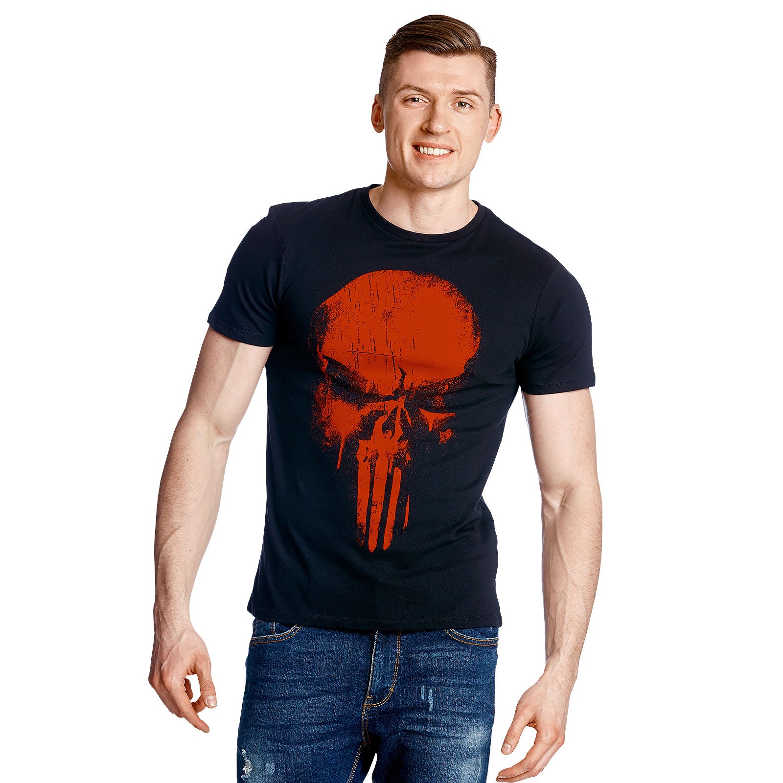 Productafbeelding Punisher vs. Daredevil T-shirt zwart