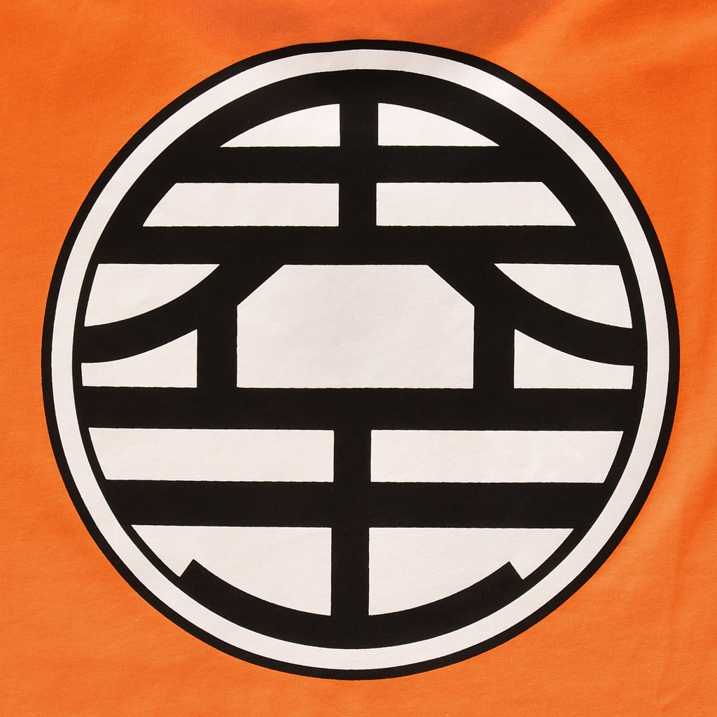 Productafbeelding Dragon Ball - Kaio Distressed T-shirt oranje
